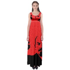 Lenin  Empire Waist Maxi Dress by Valentinaart