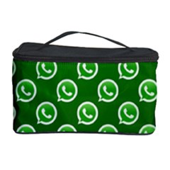 Whatsapp Logo Pattern Cosmetic Storage Case