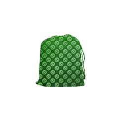 Whatsapp Logo Pattern Drawstring Pouches (xs)  by Simbadda