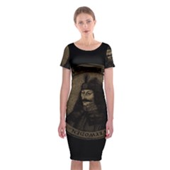 Count Vlad Dracula Classic Short Sleeve Midi Dress by Valentinaart