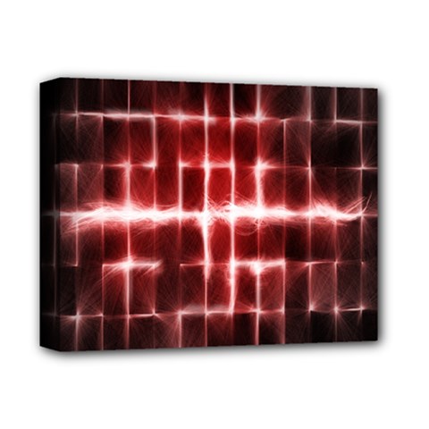 Electric Lines Pattern Deluxe Canvas 14  X 11 