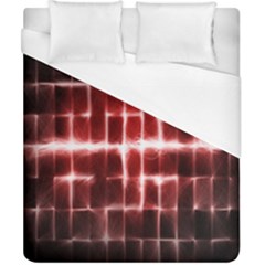 Electric Lines Pattern Duvet Cover (california King Size) by Simbadda