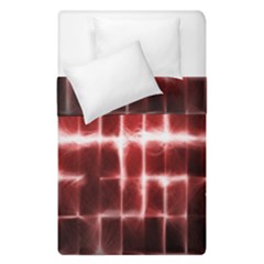 Electric Lines Pattern Duvet Cover Double Side (single Size)