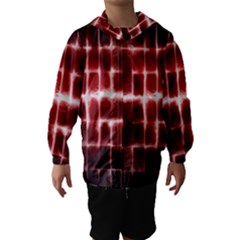 Electric Lines Pattern Hooded Wind Breaker (kids)