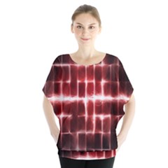 Electric Lines Pattern Blouse