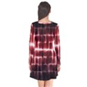 Electric Lines Pattern Flare Dress View2