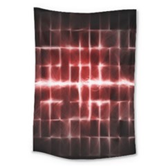 Electric Lines Pattern Large Tapestry