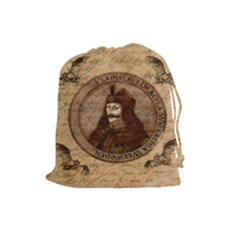 Count Vlad Dracula Drawstring Pouches (Large) 