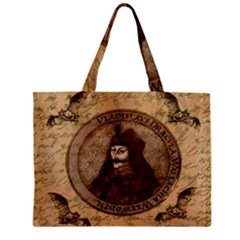 Count Vlad Dracula Zipper Mini Tote Bag