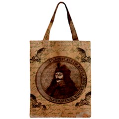 Count Vlad Dracula Zipper Classic Tote Bag