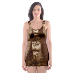 Count Vlad Dracula Skater Dress Swimsuit