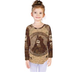 Count Vlad Dracula Kids  Long Sleeve Tee