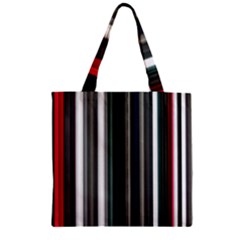 Miracle Mile Pattern Zipper Grocery Tote Bag