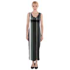 Miracle Mile Pattern Fitted Maxi Dress by Simbadda