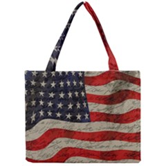 Vintage American Flag Mini Tote Bag by Valentinaart