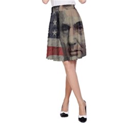 Lincoln Day  A-line Skirt by Valentinaart