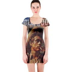 James Dean   Short Sleeve Bodycon Dress