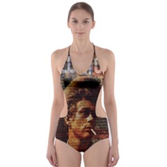 James Dean   Cut-out One Piece Swimsuit by Valentinaart