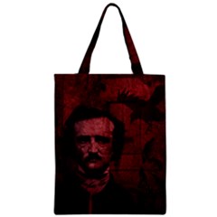 Edgar Allan Poe  Zipper Classic Tote Bag by Valentinaart