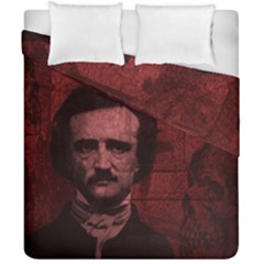 Edgar Allan Poe  Duvet Cover Double Side (california King Size) by Valentinaart