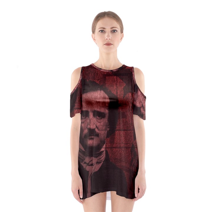 Edgar Allan Poe  Shoulder Cutout One Piece