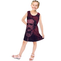 Edgar Allan Poe  Kids  Tunic Dress by Valentinaart