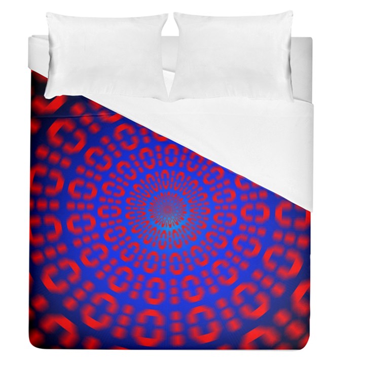 Binary Code Optical Illusion Rotation Duvet Cover (Queen Size)