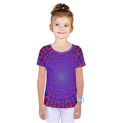 Binary Code Optical Illusion Rotation Kids  One Piece Tee