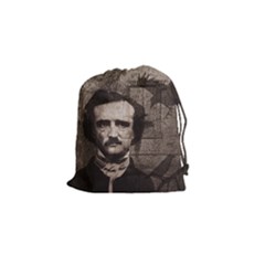 Edgar Allan Poe  Drawstring Pouches (small)  by Valentinaart