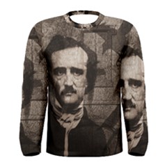 Edgar Allan Poe  Men s Long Sleeve Tee by Valentinaart