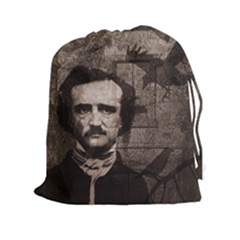 Edgar Allan Poe  Drawstring Pouches (xxl) by Valentinaart