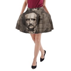 Edgar Allan Poe  A-line Pocket Skirt by Valentinaart