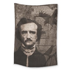 Edgar Allan Poe  Large Tapestry by Valentinaart