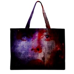 David Bowie  Zipper Mini Tote Bag by Valentinaart