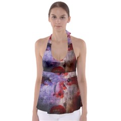 David Bowie  Babydoll Tankini Top by Valentinaart