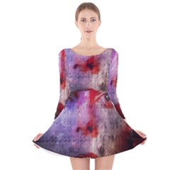 David Bowie  Long Sleeve Velvet Skater Dress