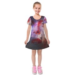 David Bowie  Kids  Short Sleeve Velvet Dress