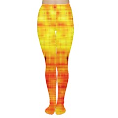 Bright Background Orange Yellow Women s Tights by Simbadda