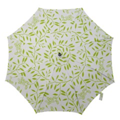 Leaves Pattern Seamless Hook Handle Umbrellas (large)