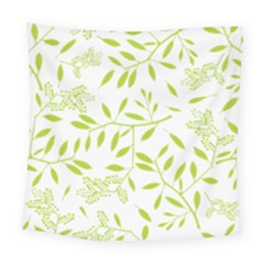 Leaves Pattern Seamless Square Tapestry (large)