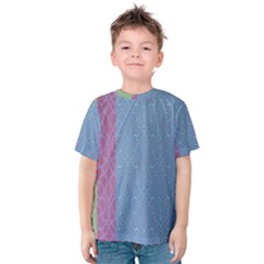 Fine Line Pattern Background Vector Kids  Cotton Tee