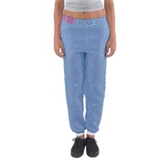 Fine Line Pattern Background Vector Women s Jogger Sweatpants