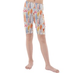 Repeating Pattern How To Kids  Mid Length Swim Shorts