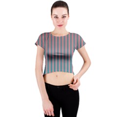 Hald Simulate Tritanope Color Vision With Color Lookup Tables Crew Neck Crop Top by Simbadda