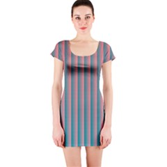 Hald Simulate Tritanope Color Vision With Color Lookup Tables Short Sleeve Bodycon Dress