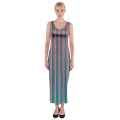 Hald Simulate Tritanope Color Vision With Color Lookup Tables Fitted Maxi Dress by Simbadda