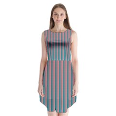 Hald Simulate Tritanope Color Vision With Color Lookup Tables Sleeveless Chiffon Dress   by Simbadda