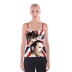 Freddie Mercury Spaghetti Strap Top by Valentinaart