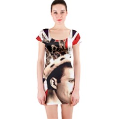 Freddie Mercury Short Sleeve Bodycon Dress