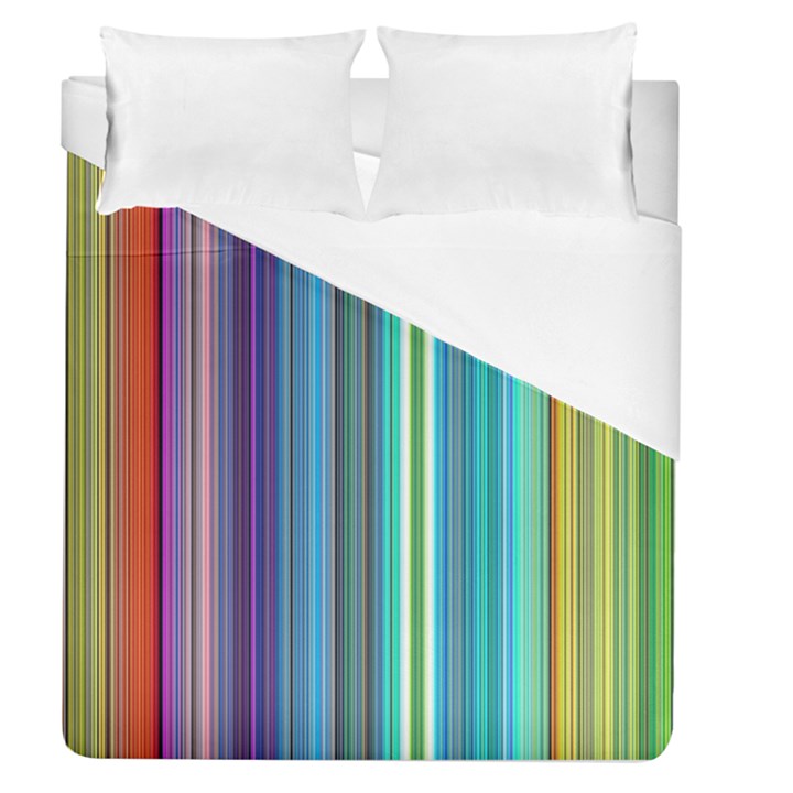 Color Stripes Duvet Cover (Queen Size)